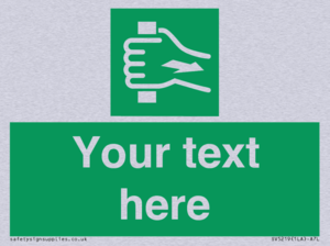 Custom Pull Bar Sign